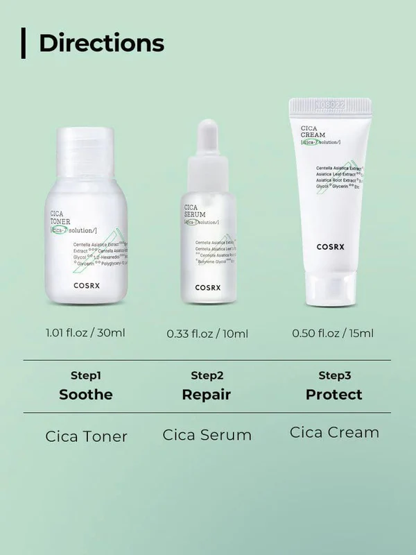 cica-7-relief-kit-3-step-cosrx-official-5 مجموعة كوزركس بيور كيكا كات 7 - الصورة 4