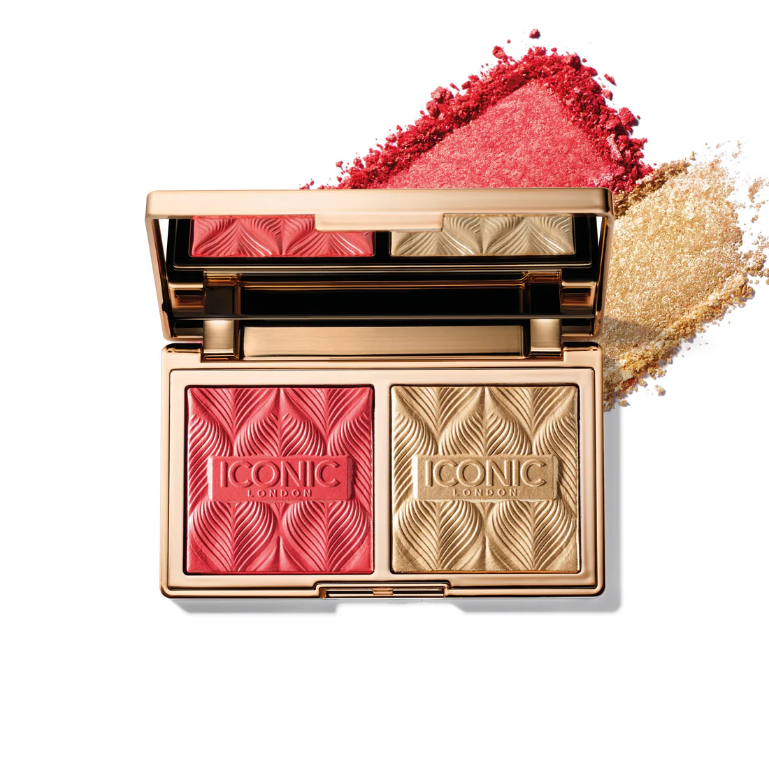 swICONIC_Silk-Glow-Duo_OPEN-Shade_2 أيكونيك لندن - سيلك جلو ديو - كورال جلو - 0.21 أونصة. - الصورة 1