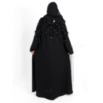 عباية أنيقة مزينة بالريش والكريستال - الصورة 2
