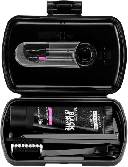 مجموعة السفر CURAPROX باللون الأسود