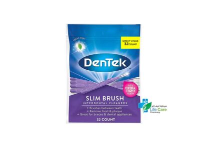 فرشاة أسنان دينتيك سهلة الاستخدام بنكهة النعناع العريضة، 16 قطعة